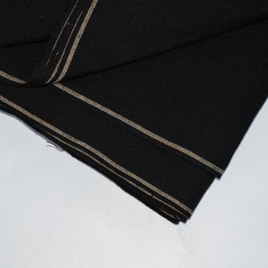 Charsadda Handmade Black Classic Khaddar