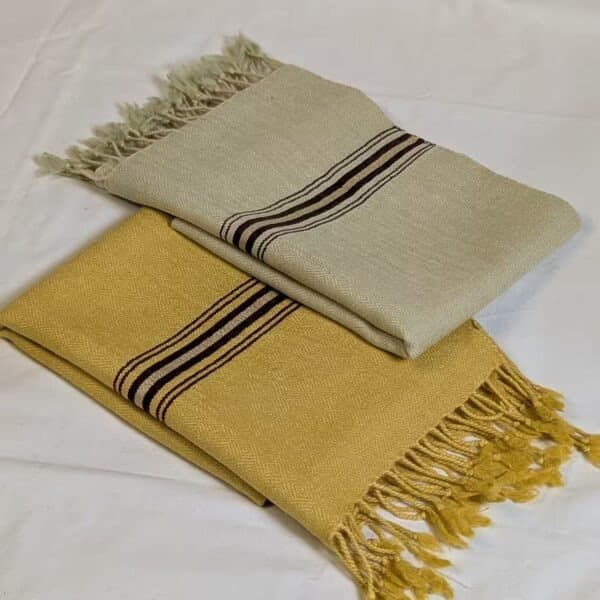 Double Pure 100% Wool Handmade Muffler