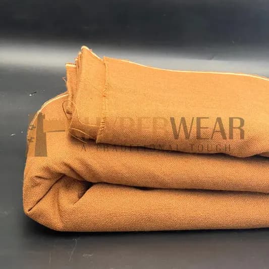 Charsadda Handmade Camel Color Classic Khaddar