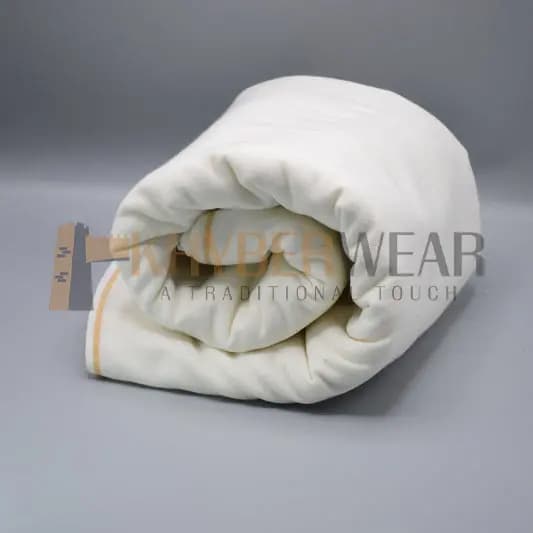 Charsadda Handmade White Classic Khaddar