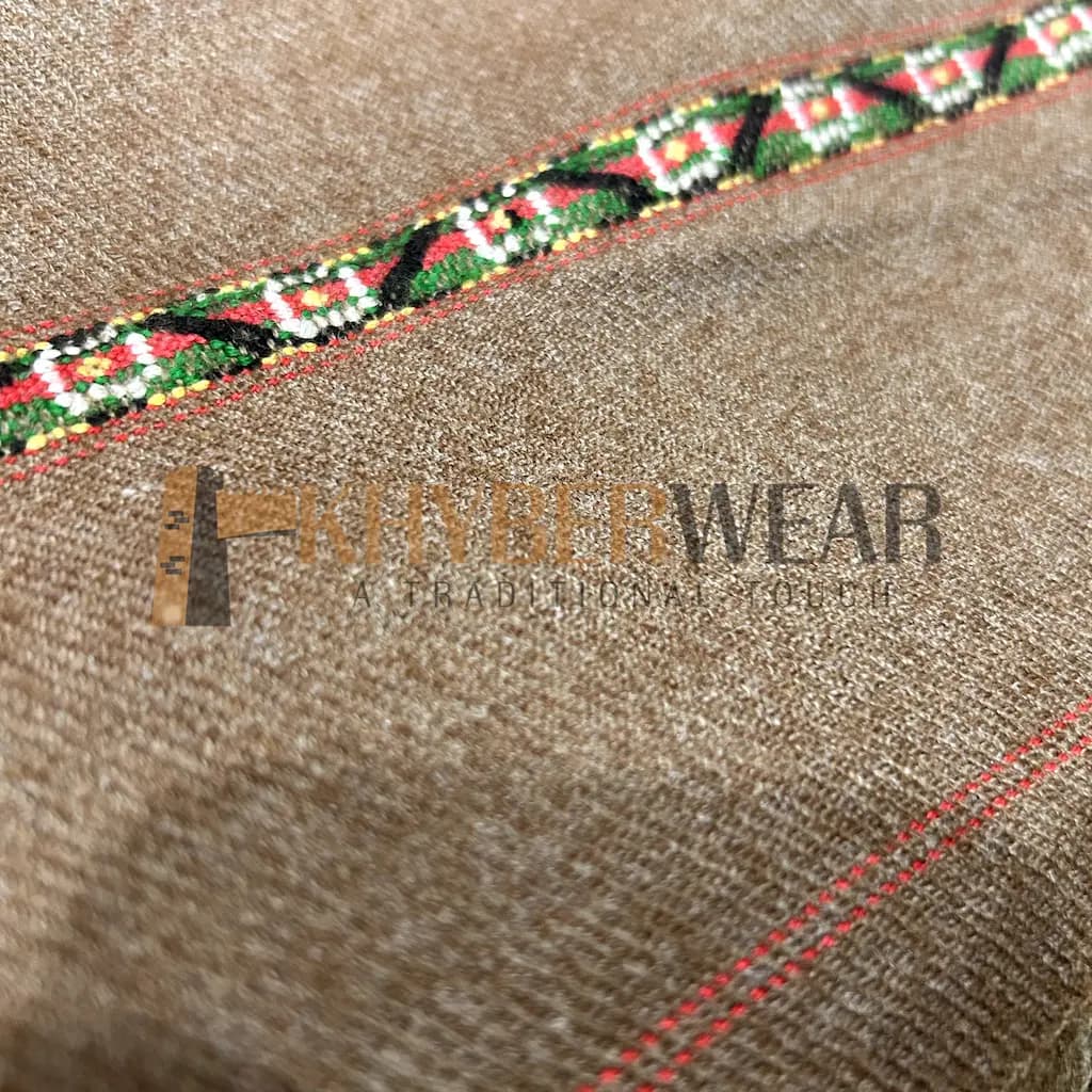 Pashmina Jalalpuri Men Shawl - Single Border