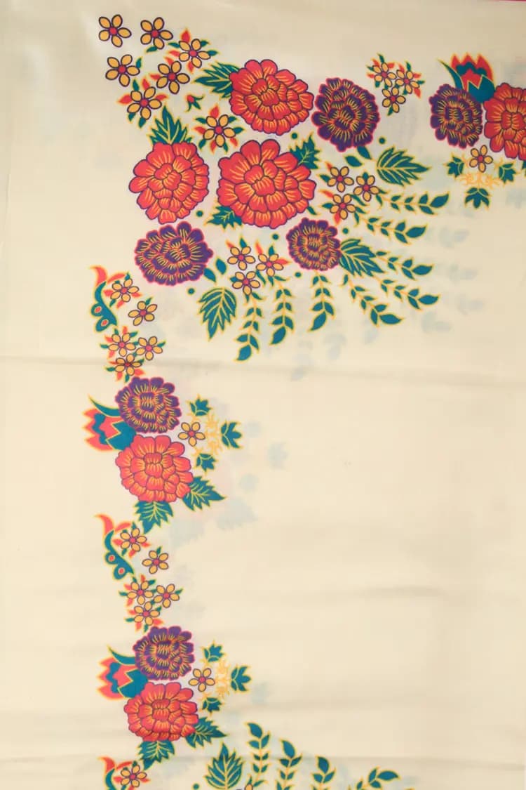 7 Flowers Ladies Winter Shawl