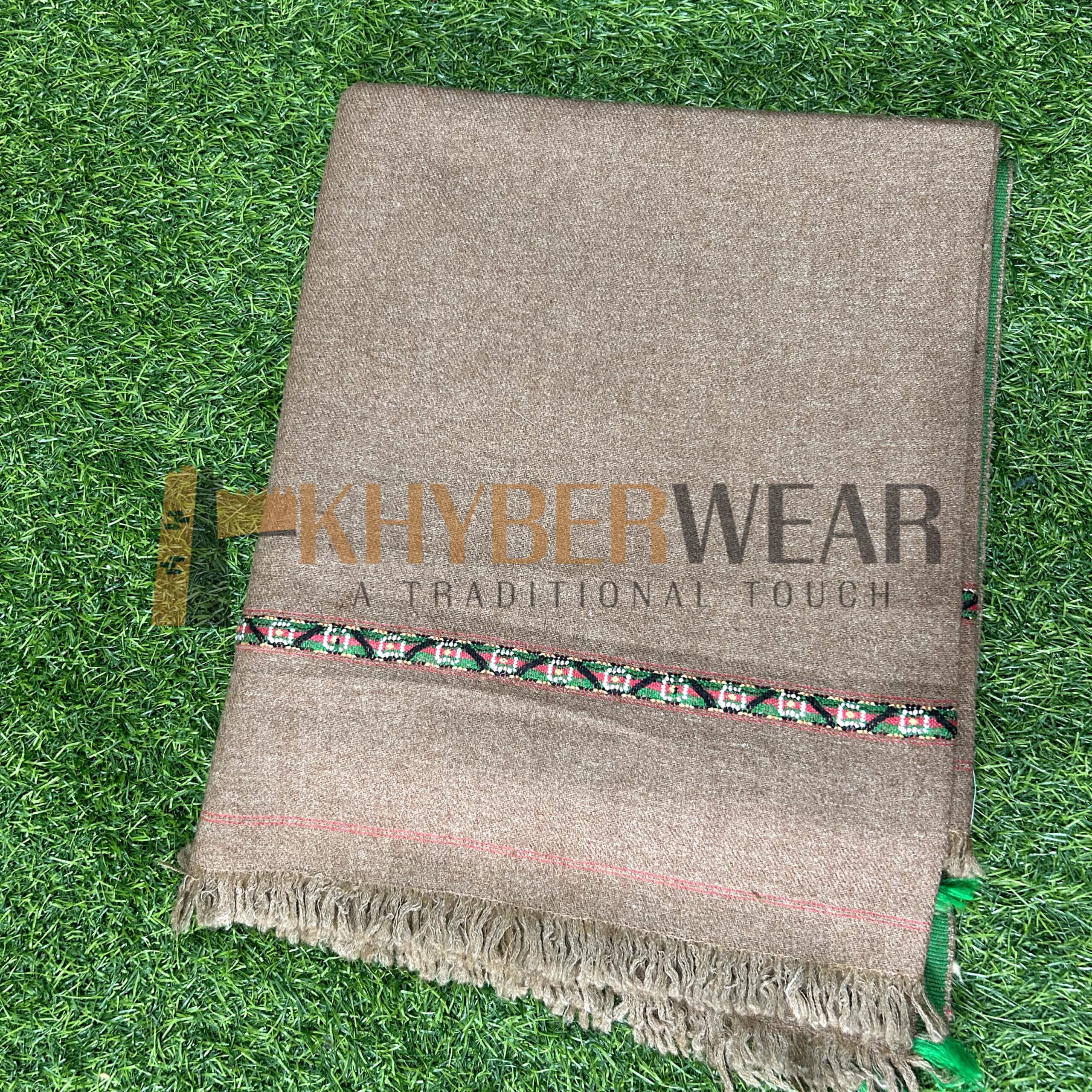 Pashmina Jalalpuri Men Shawl - Single Border