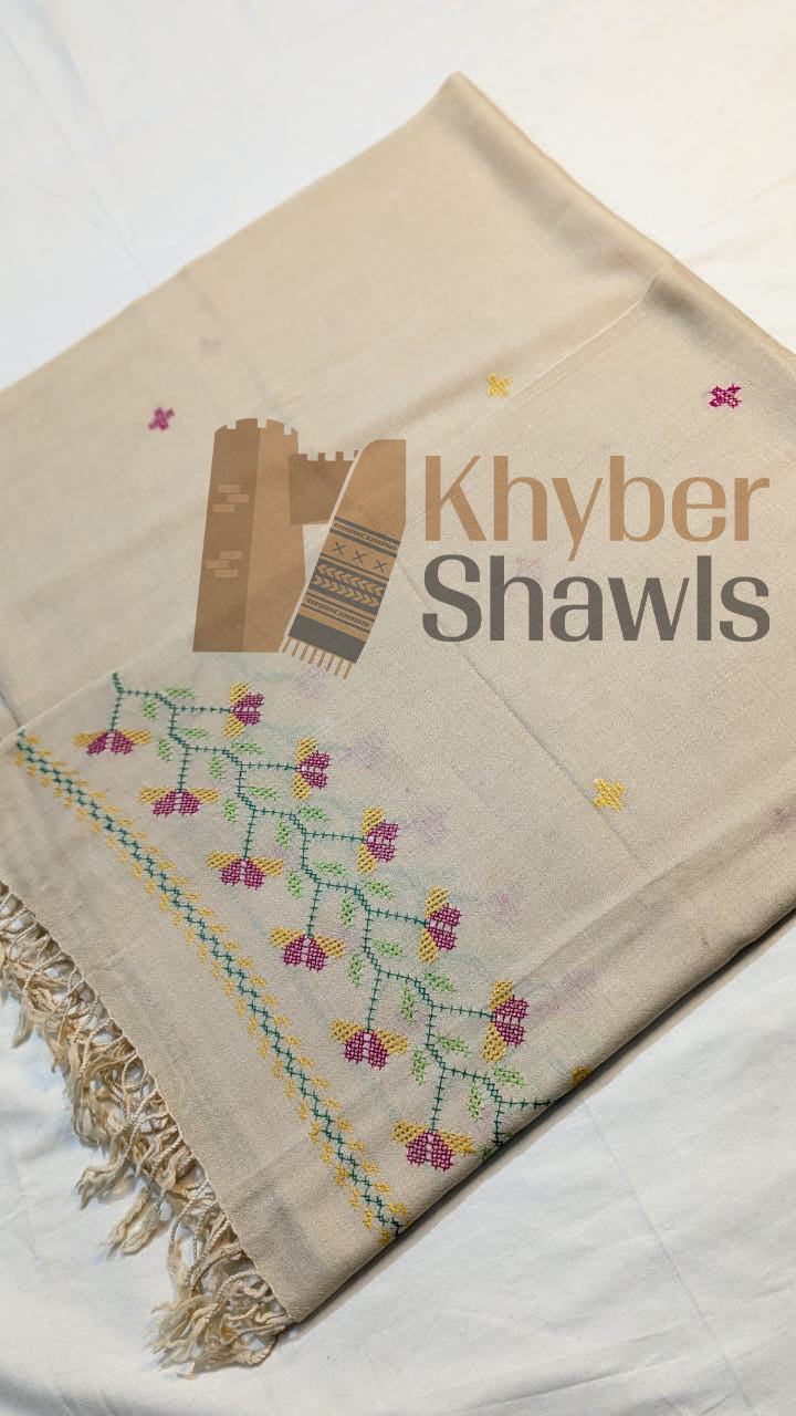 48 - Pure Handmade Wool, Cross Stich Handwork